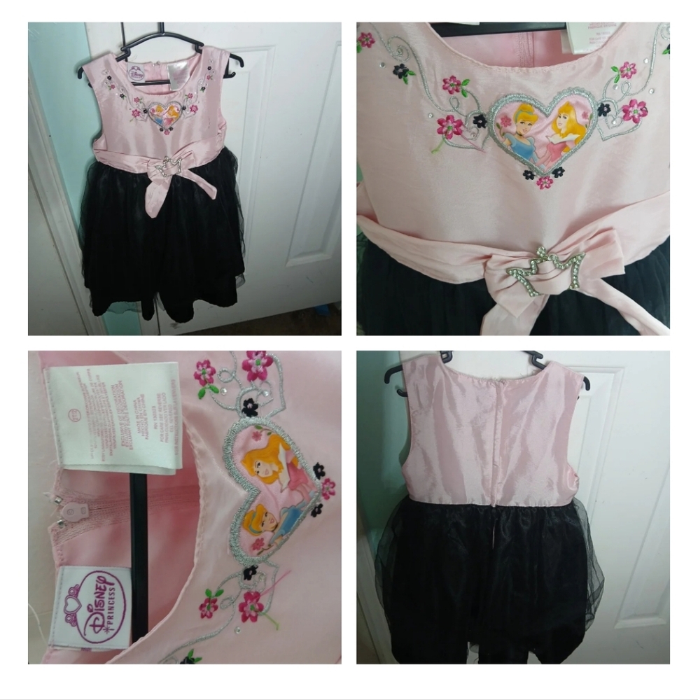 Disney Princess Pink and Black Dress